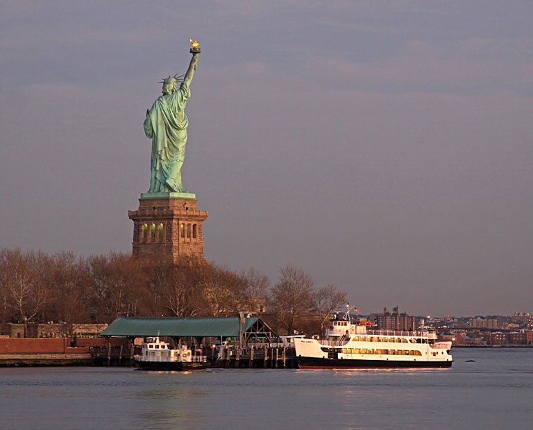 Liberty Island at Dusk   POMalley